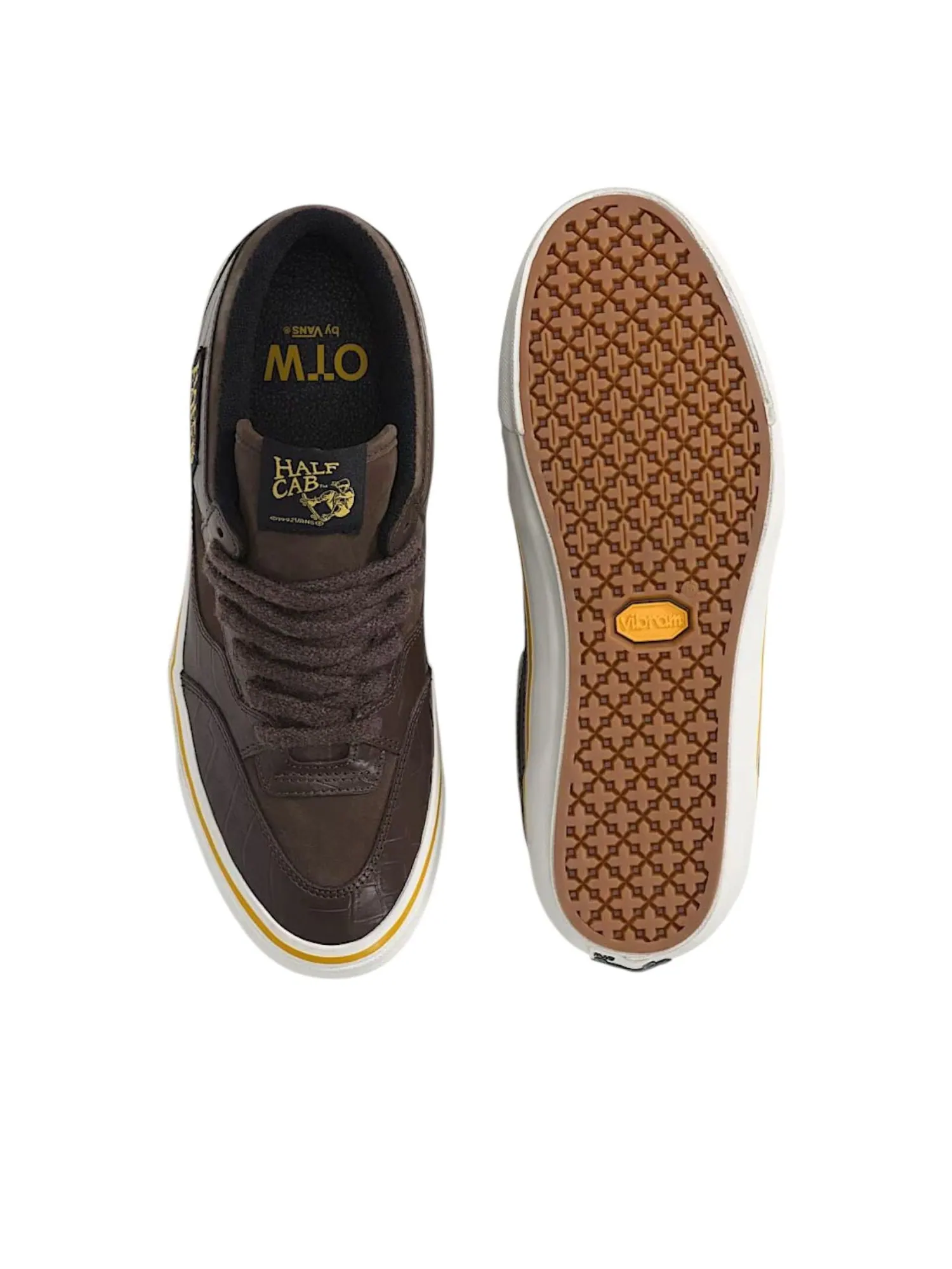 Кроссовки Vans OTW by Vans Half Cab 33 Vibram 'Demitasse Brown' — изображение 3 из 4, коричневый