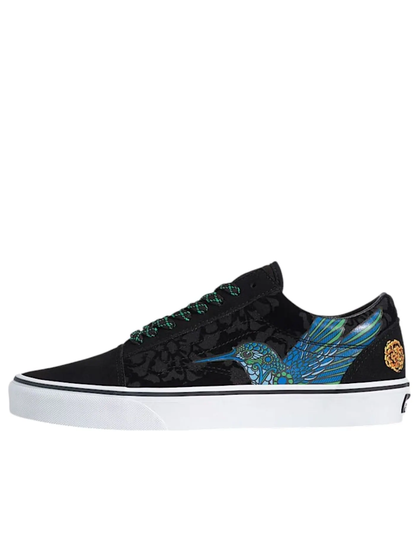 Vans Old Skool Dia de los Muertos 'Black Blue Green' — изображение 1 из 5, черный/синий/зеленый