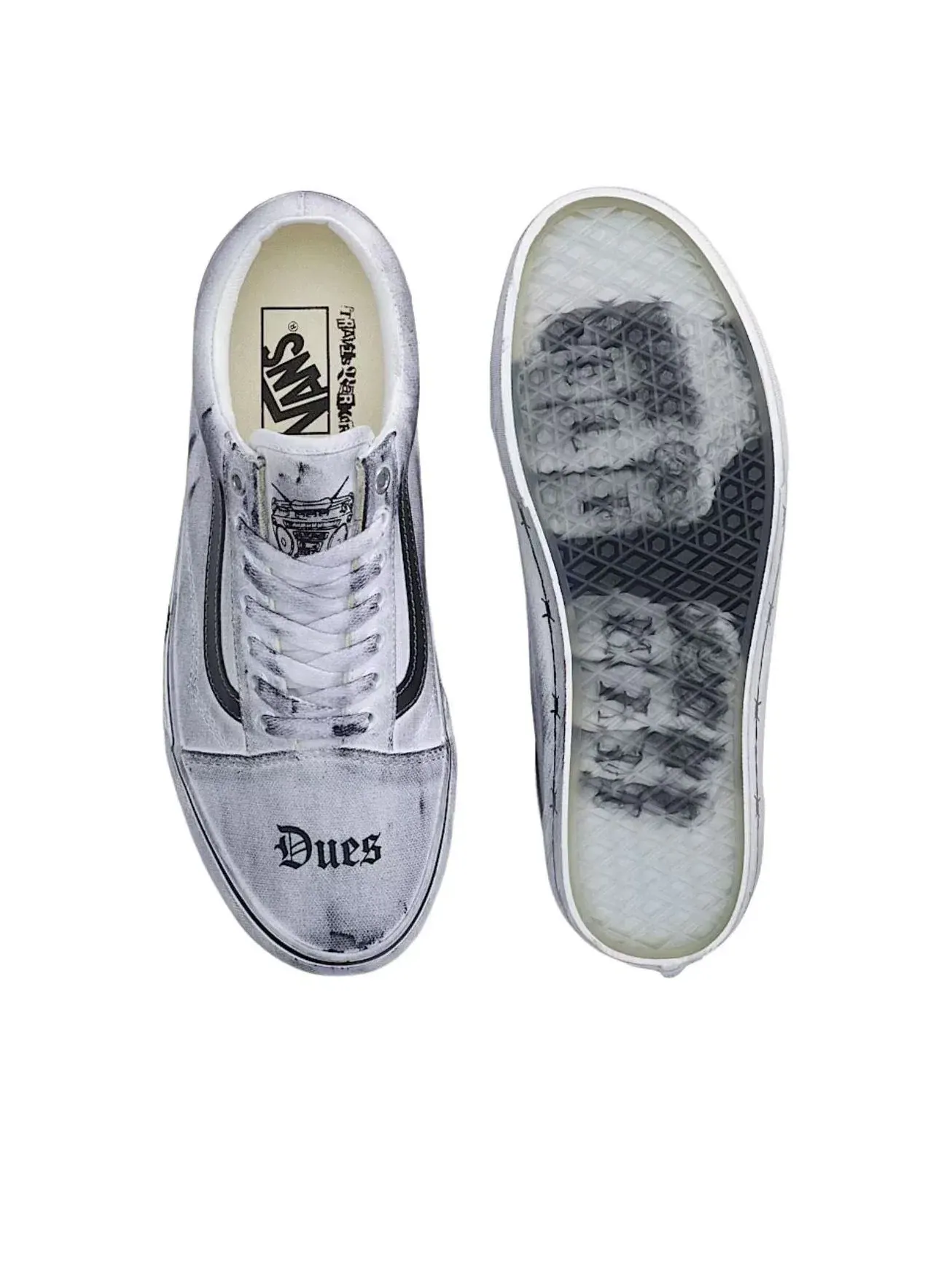 Мужские кеды Old Skool Vans — изображение 3 из 4, белый