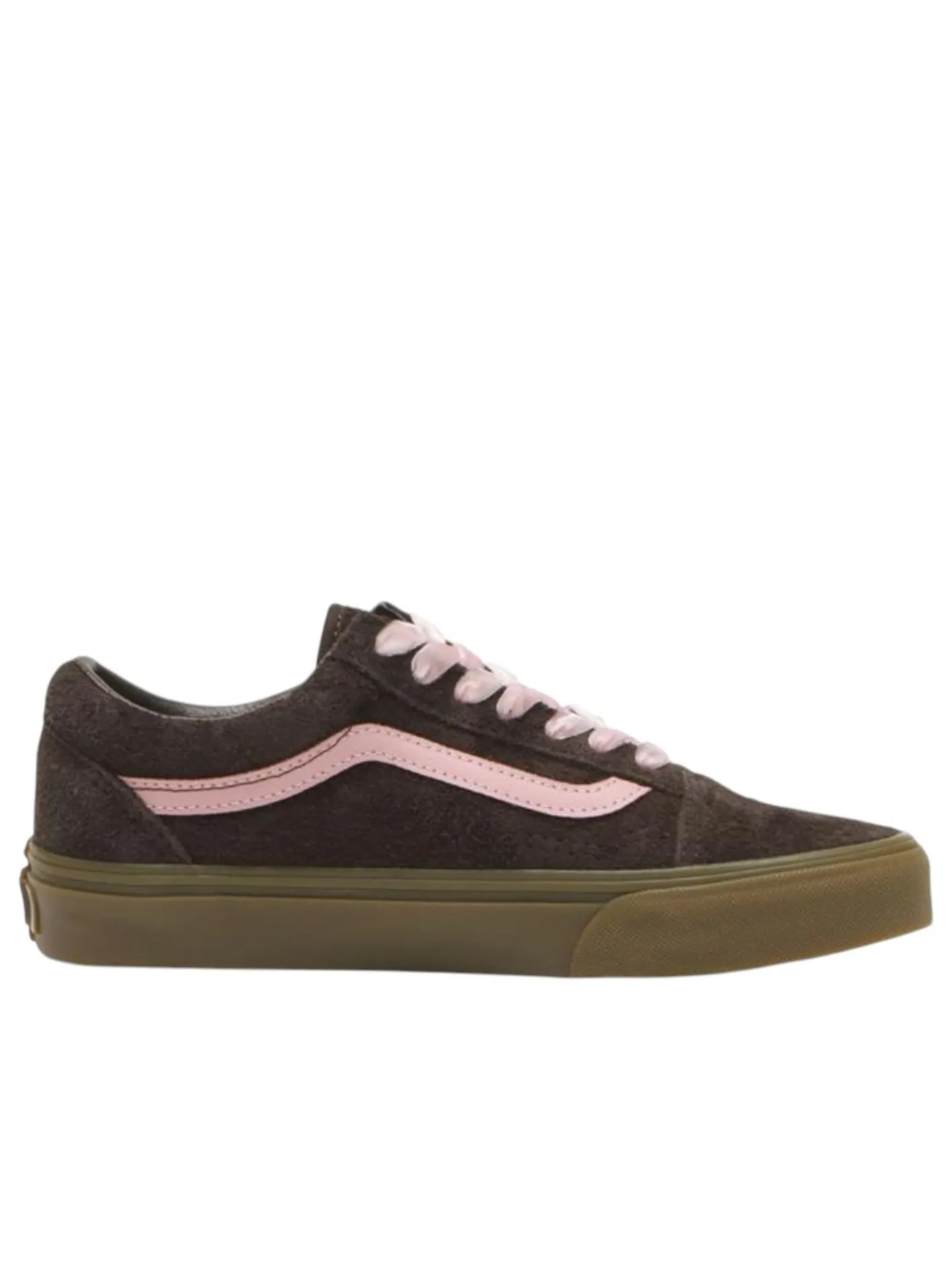 Vans Old Skool Hairy 'Brown Pink' — изображение 6 из 6, коричневый/розовый