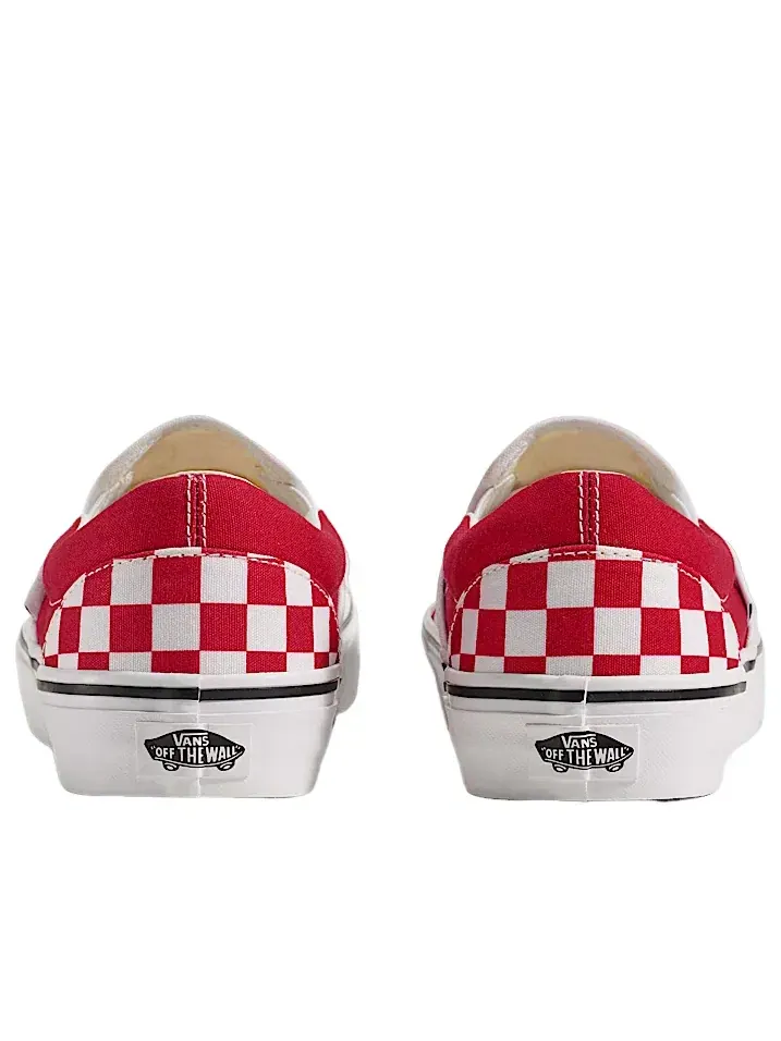 Мужские кеды Slip-On Vans Game Day Classic Checkerboard — изображение 3 из 4, красный