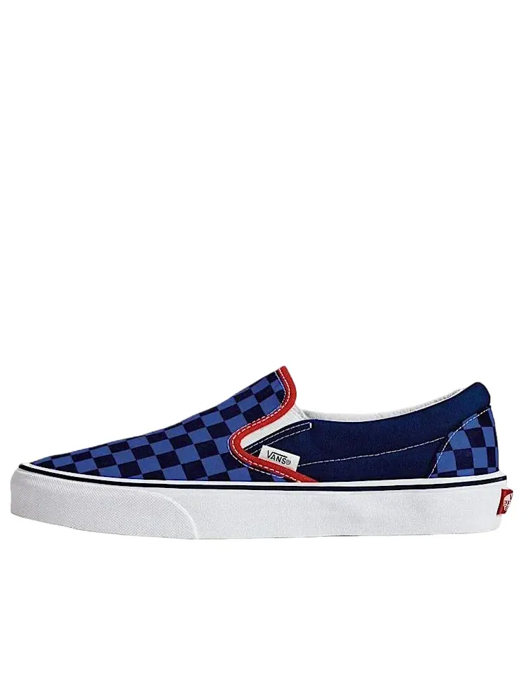 Мужские кеды Slip-On с принтом Vans Classic Slip-On — изображение 1 из 4, темно-синий