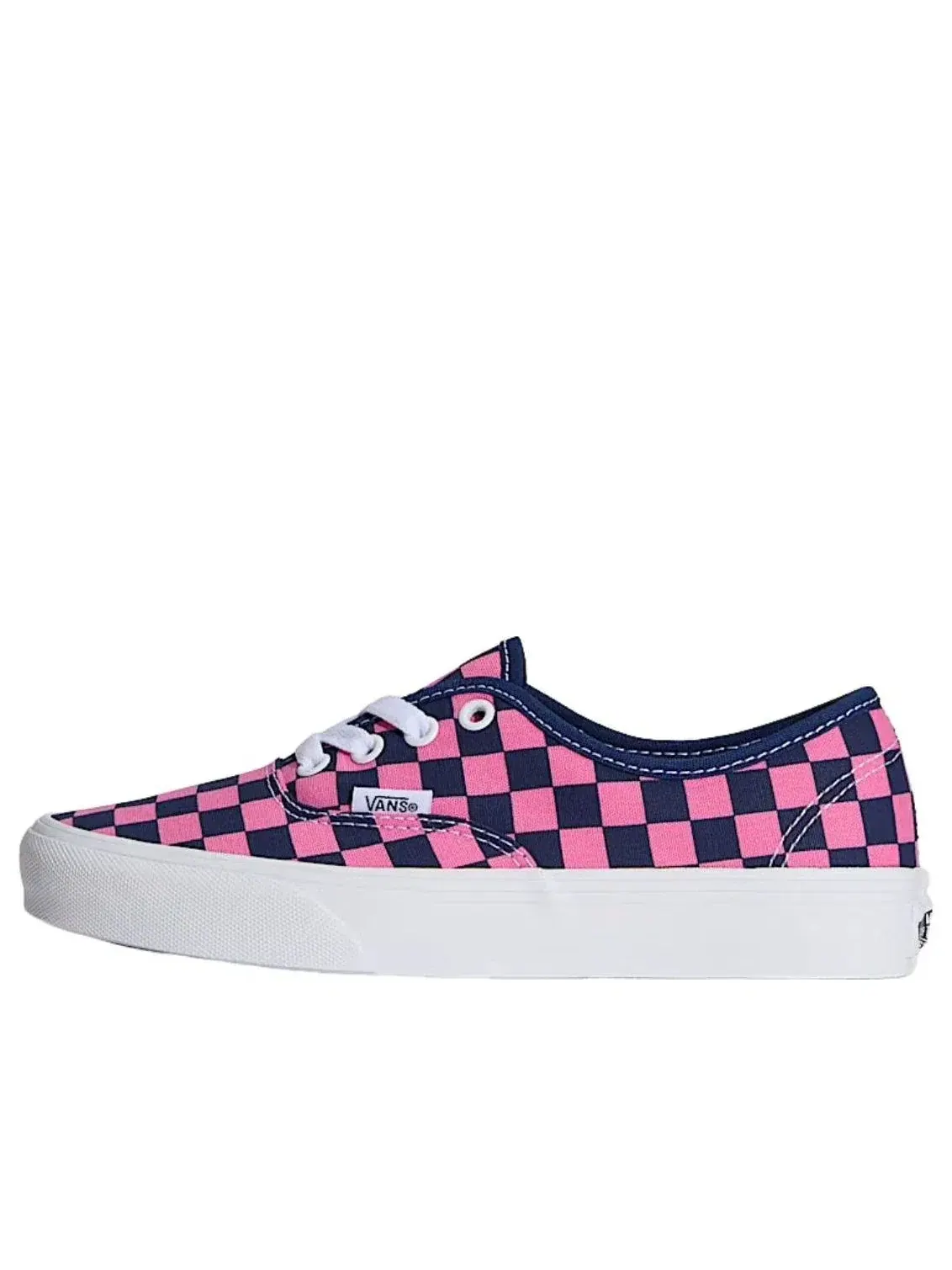 Кеды Vans Authentic Checkerboard 'Deep Indigo Blue Fizz Pink' VN000EAD1VZ — изображение 1 из 4, розовый