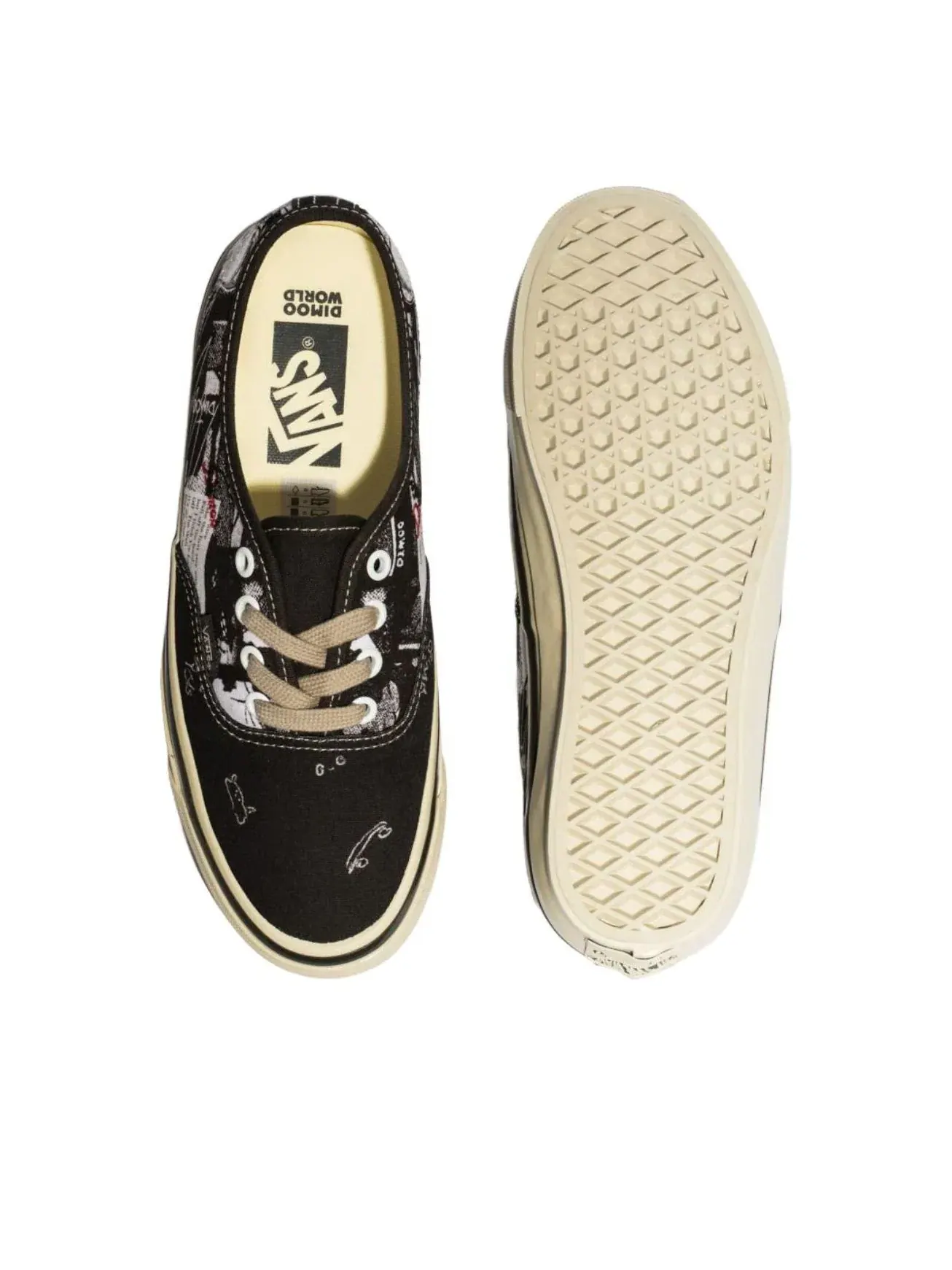 Кеды Vans x Dimoo World Premium LX Authentic 44 'Black' VN000EAK6BT — изображение 3 из 5, черный