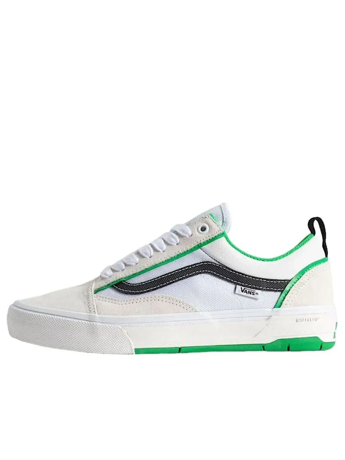 Кеды Vans Skate Old Skool Wafflecup 'White Green' VN000EB7WGR — изображение 1 из 4, белый