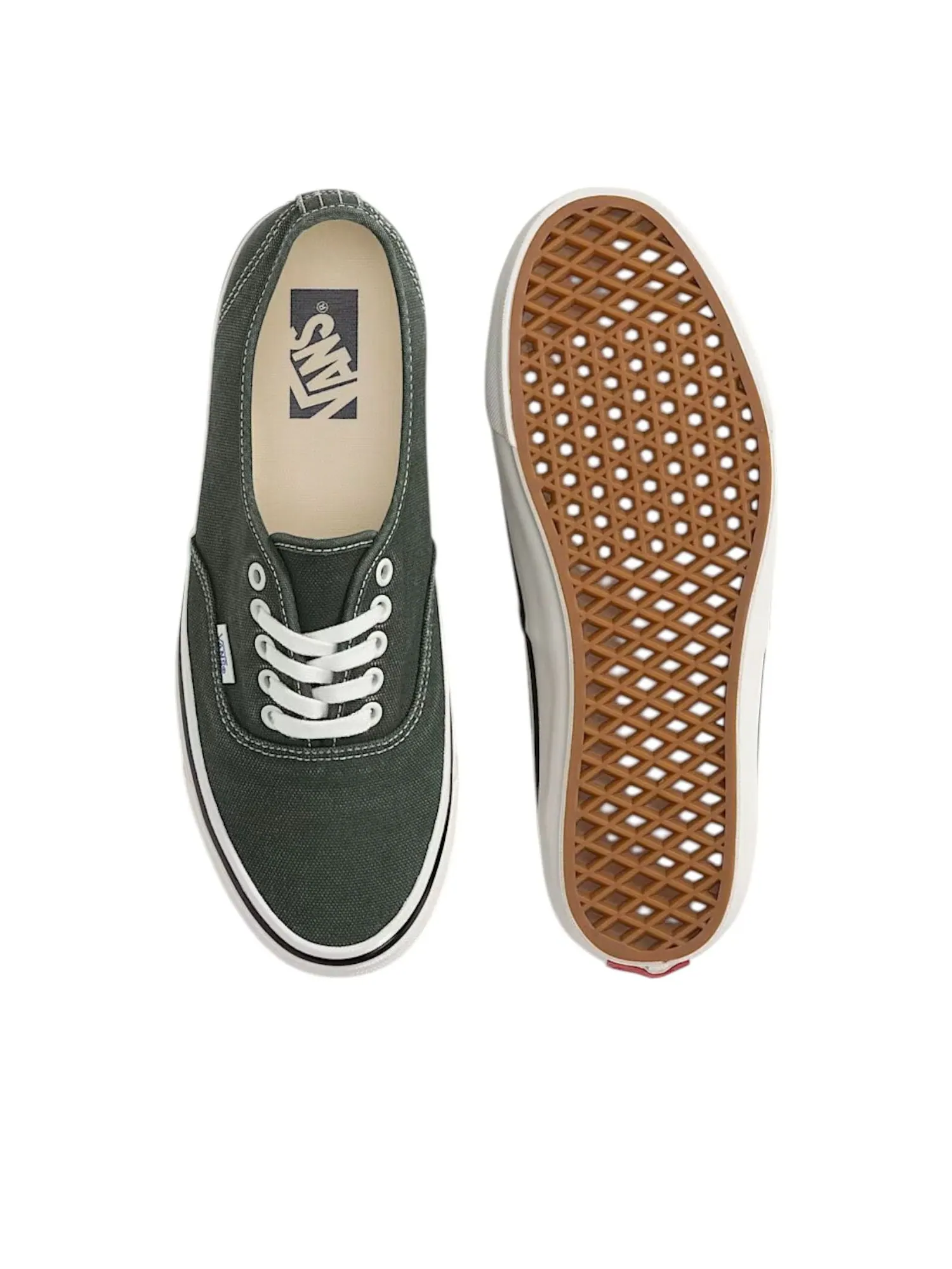 Кроссовки Vans Premium Authentic 'Kelp Green' — изображение 3 из 5, зеленый