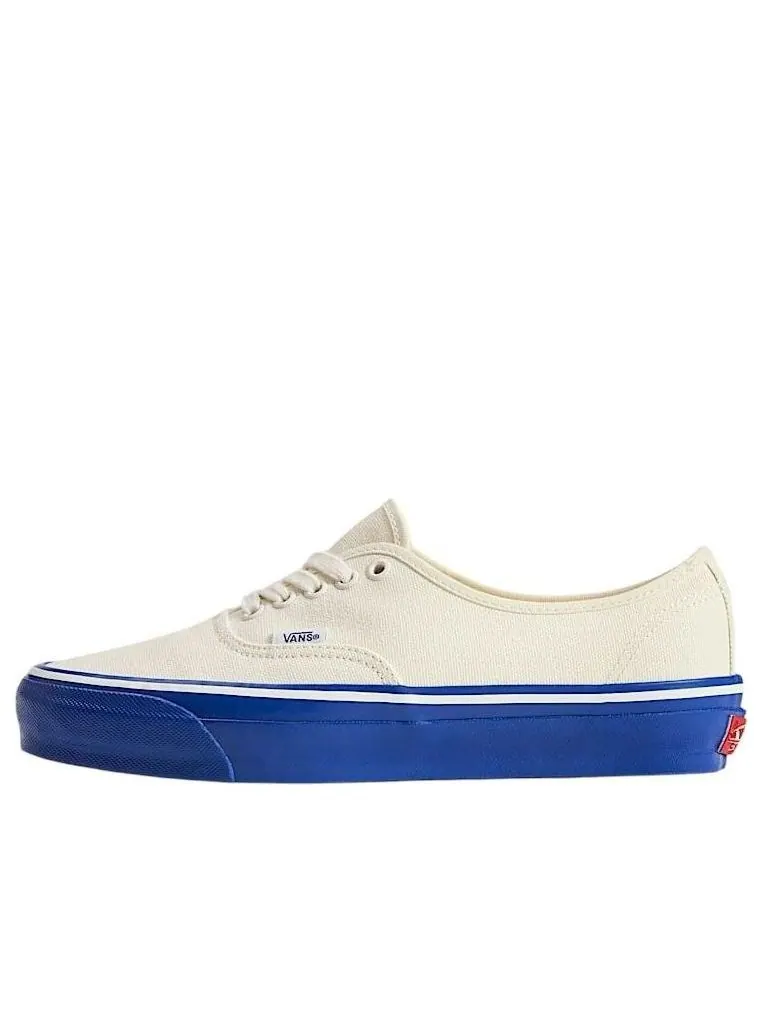 Кроссовки Vans Premium Authentic Duck Canvas 'White Blue' — изображение 1 из 1, белый