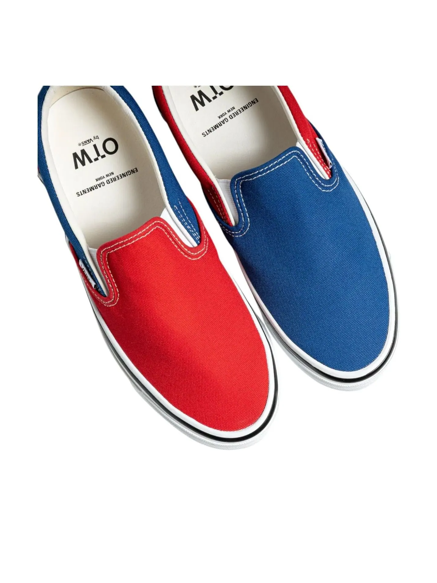 Vans Engineered Garments OTW Classic Slip-On 98 'Racing Red True Blue' — изображение 5 из 5, красный/синий