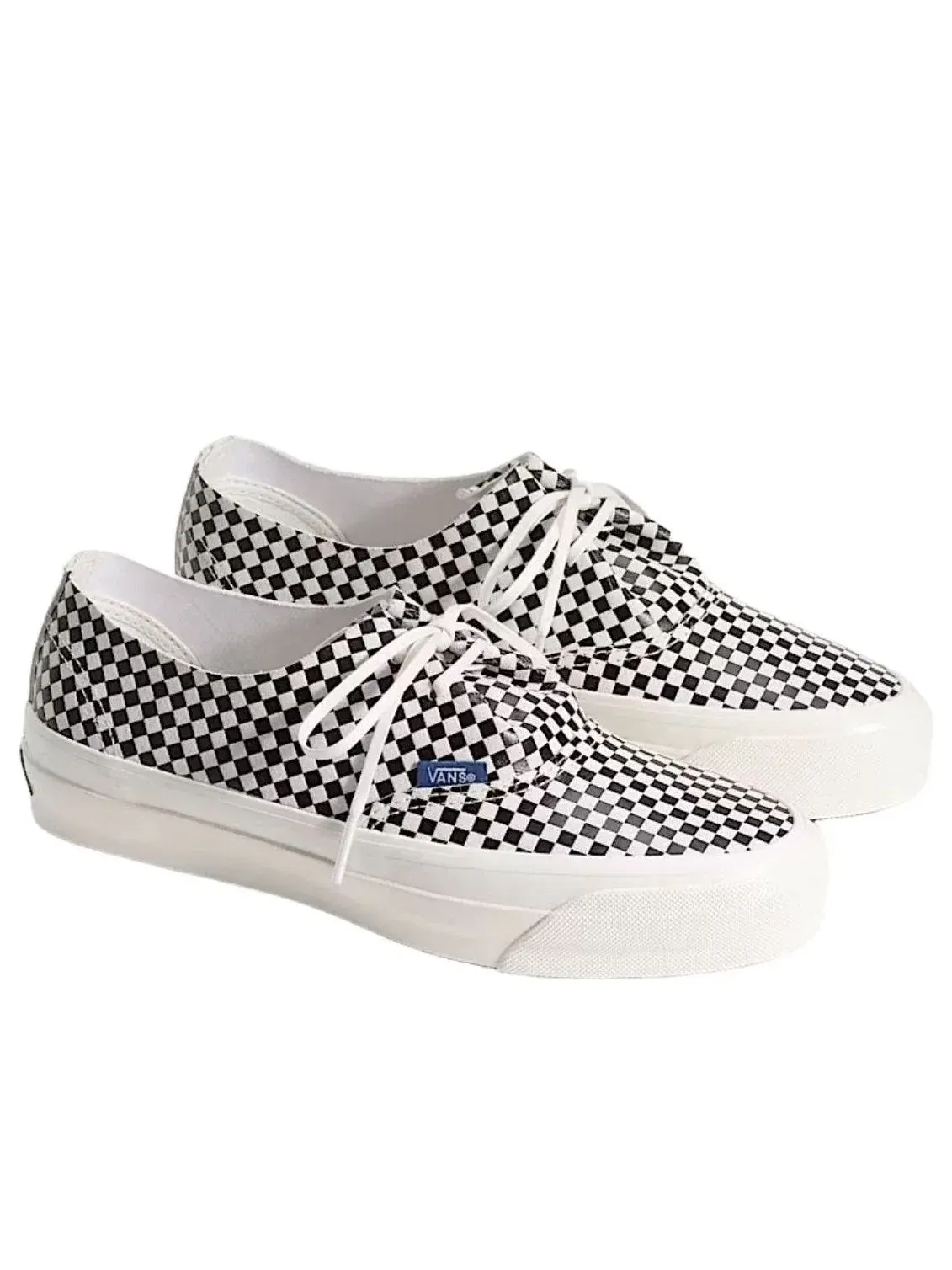 Кеды Vans Premium Authentic Checkerboard 'Black White' VN000ECPBA2 — изображение 2 из 4, черный