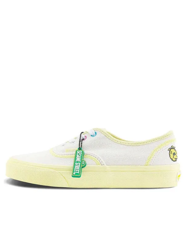 Кроссовки x sesame street authentic 'white yellow' Vans — изображение 1 из 4, белый/желтый