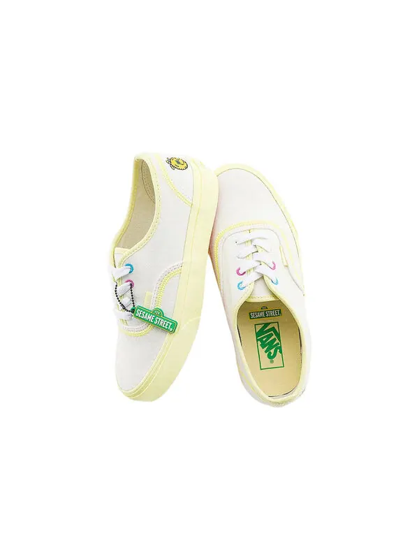 Кроссовки x sesame street authentic 'white yellow' Vans — изображение 4 из 4, белый/желтый