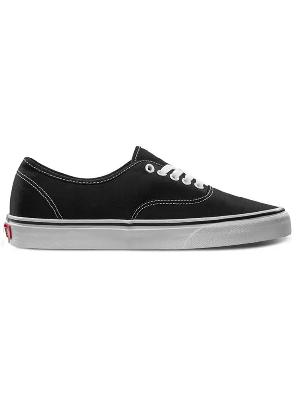 Кроссовки authentic 'black' Vans — изображение 2 из 4, черный