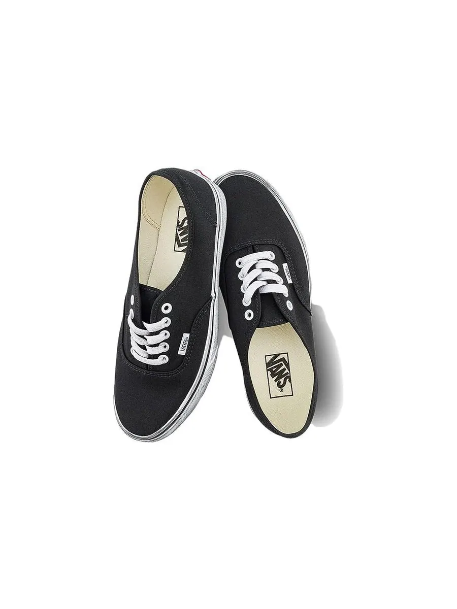 Кроссовки Vans Stressed Authentic 'Black' — изображение 4 из 5, черный
