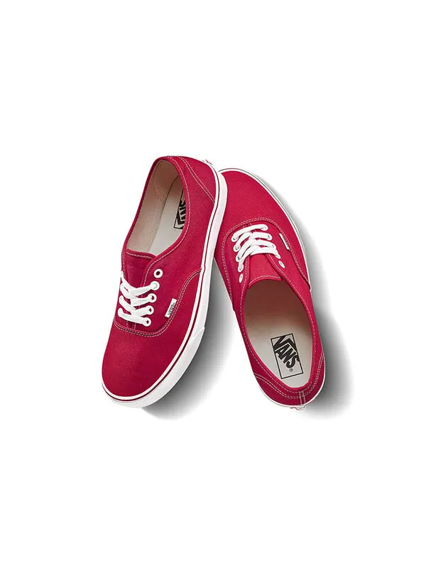 Кроссовки authentic 'red' Vans — изображение 4 из 4, красный