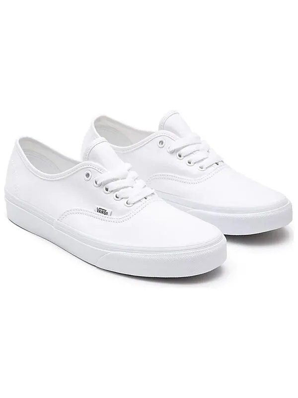 Кроссовки authentic 'true white' Vans — изображение 2 из 4, белый