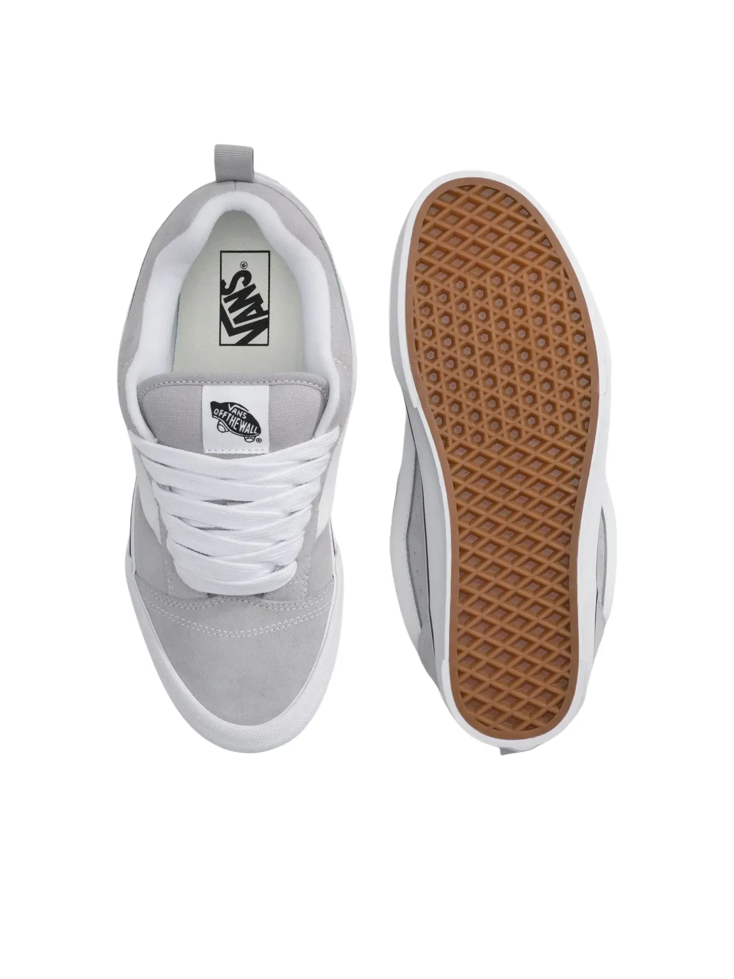 Мужские кроссовки на шнуровке Knu Skool Vans — изображение 4 из 4, серый
