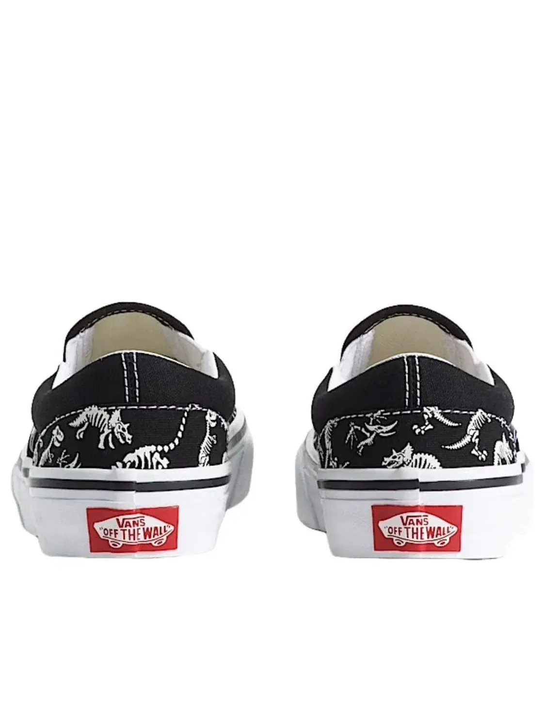Детские кеды с принтом Glow-in-the-Dark Black Vans — изображение 4 из 4, черный