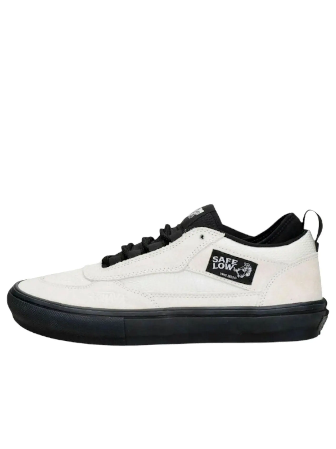 Vans x Atiba Jefferson Skate Safe Low 'White Black' — изображение 1 из 1, белый/черный