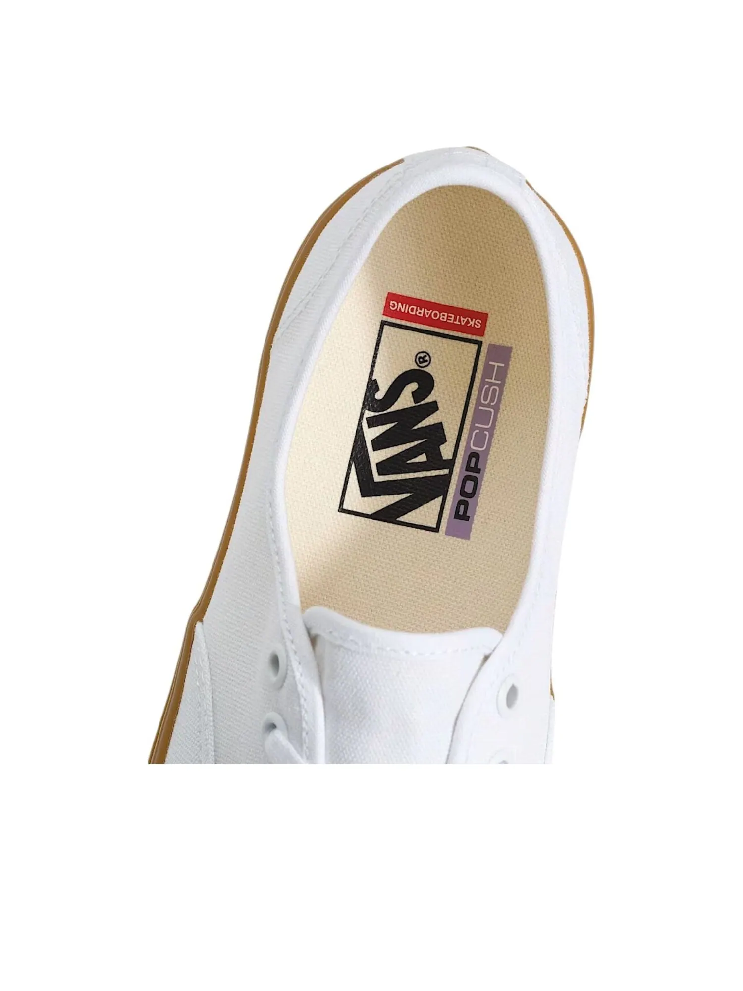 Кроссовки Vans Authentic Gum 'White' — изображение 5 из 5, белый
