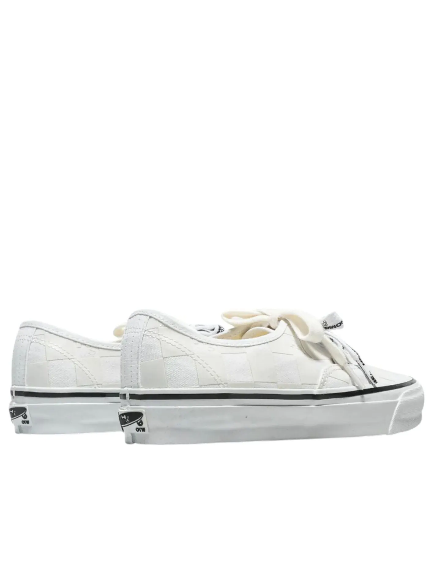 Кроссовки Vans x HommeGirls OTW Authentic 44 ' White Grey' — изображение 3 из 4, белый
