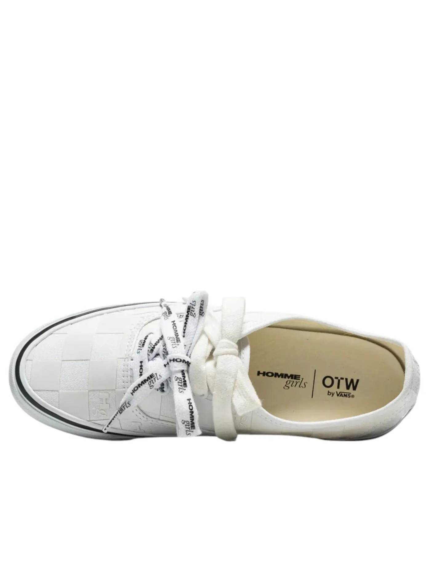 Кроссовки Vans x HommeGirls OTW Authentic 44 ' White Grey' — изображение 4 из 4, белый