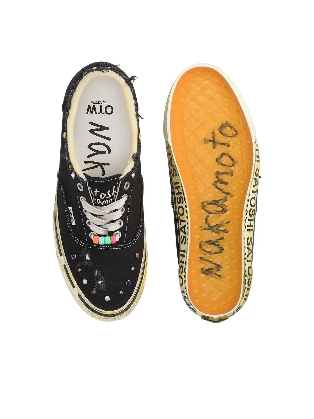 Кеды Vans x Satoshi Nakamoto Authentic 'Black' VN000EFEBLK — изображение 3 из 4, черный