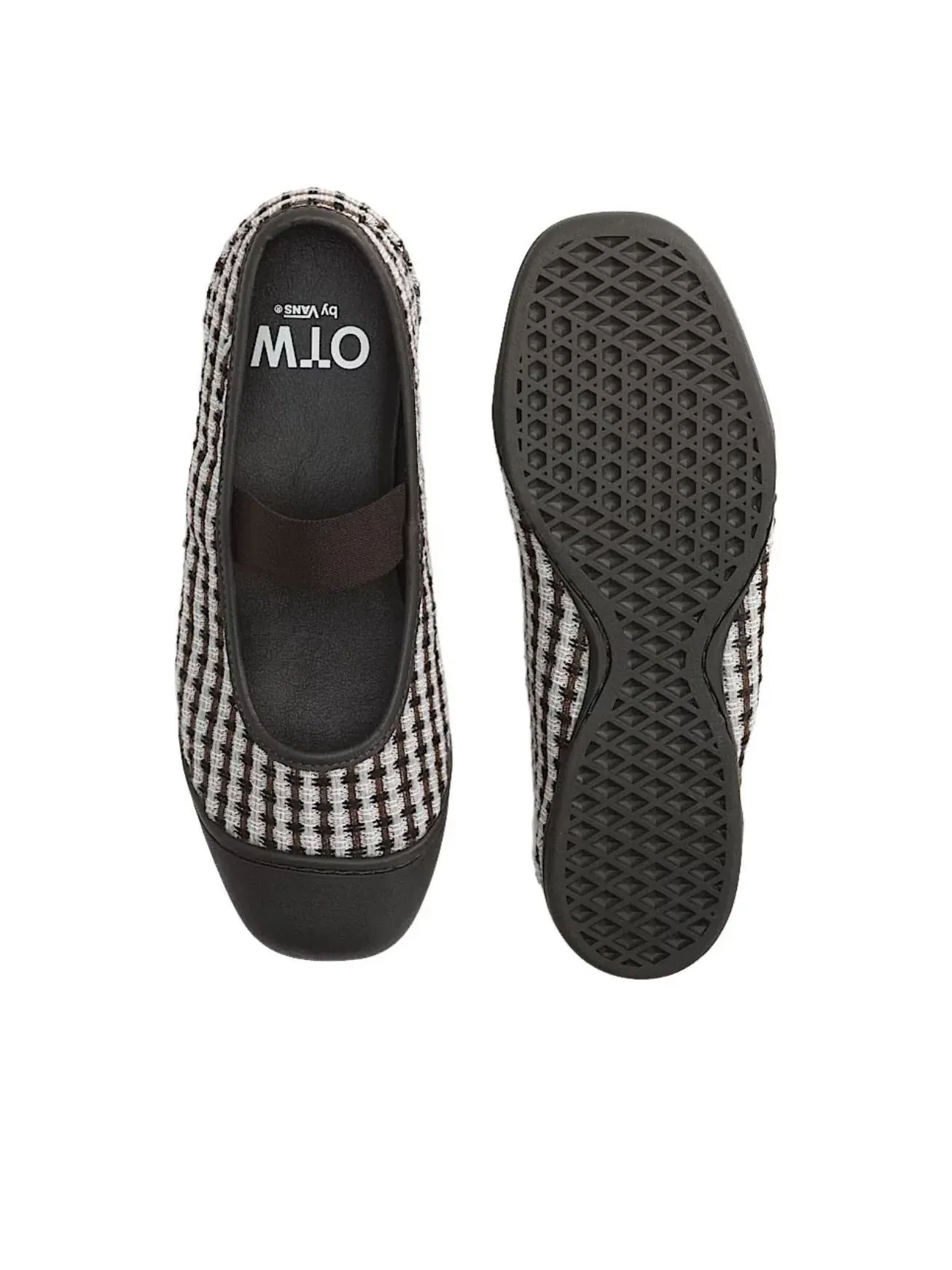Туфли Vans On The Wall Mary Jane Prima 'Faded Black Waffle' VN000EFFHB1 — изображение 3 из 4, черный