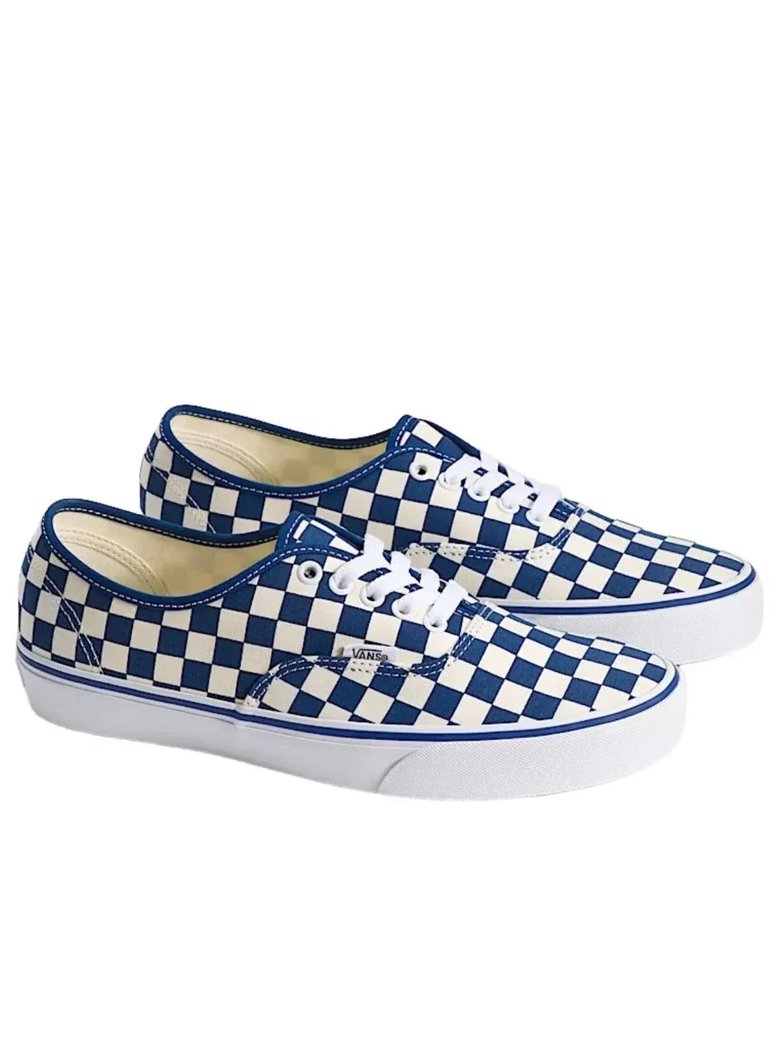 Кеды Vans Authentic Checkerboard 'True Blue White' VN000EGAAMQ — изображение 2 из 4, синий