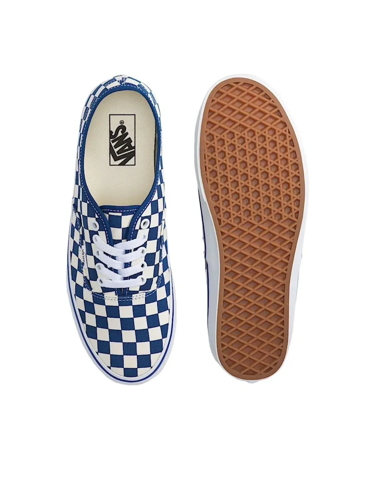 Кеды Vans Authentic Checkerboard 'True Blue White' VN000EGAAMQ — изображение 3 из 4, синий