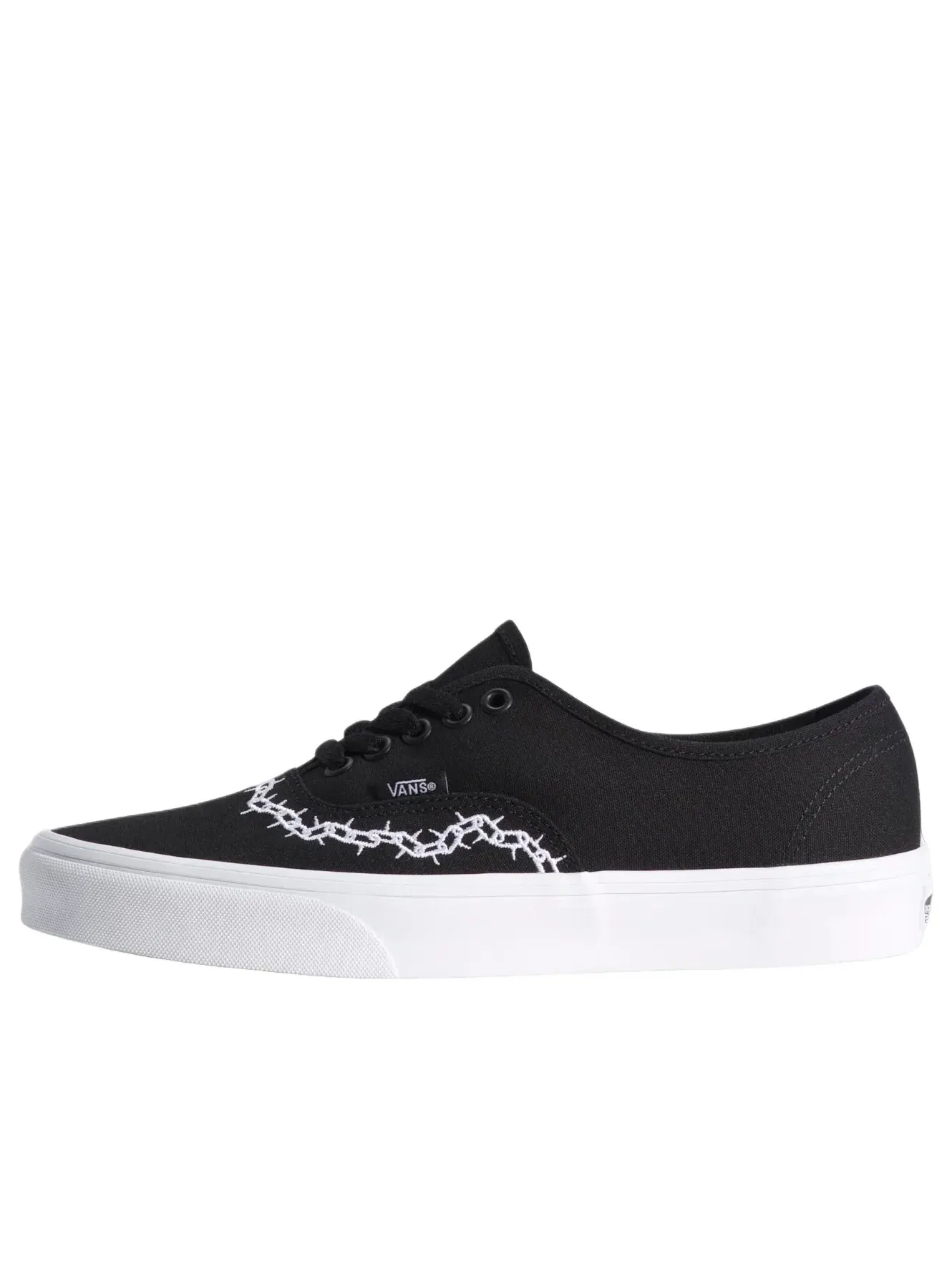 Мужские кеды на шнуровке из канваса Vans Authentic — изображение 1 из 4, черный