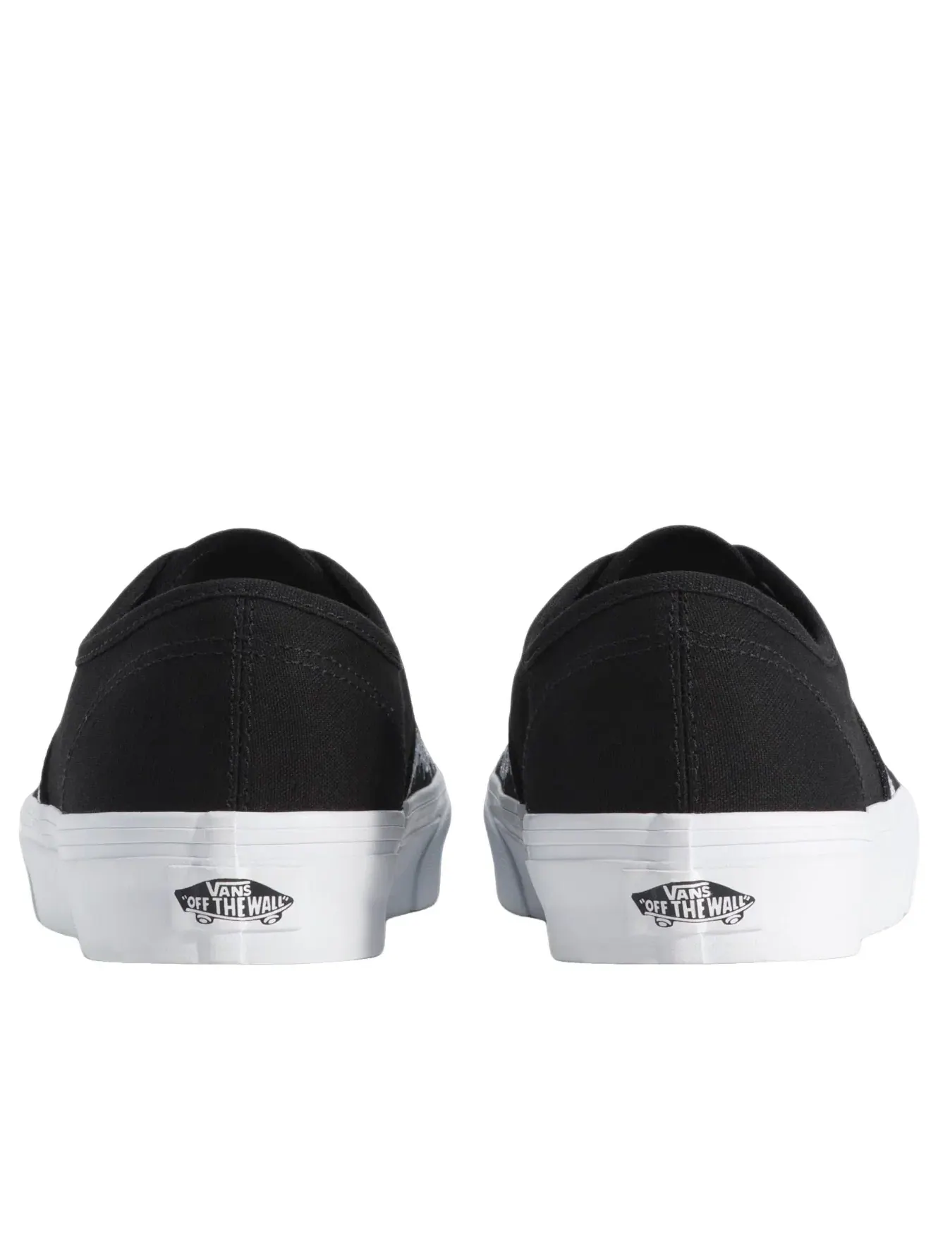 Мужские кеды на шнуровке из канваса Vans Authentic — изображение 3 из 4, черный