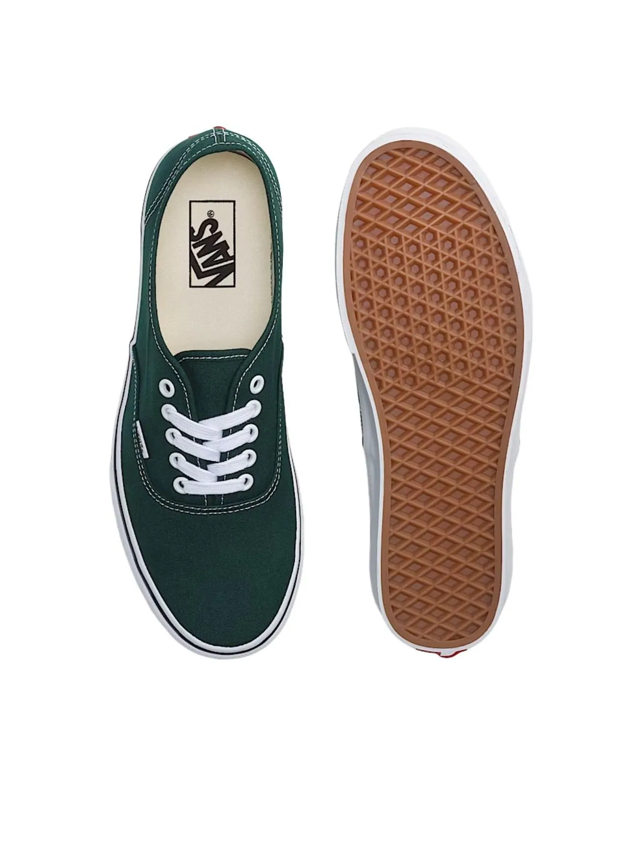 Vans Authentic 'Emerald Green' — изображение 3 из 4, зеленый/белый