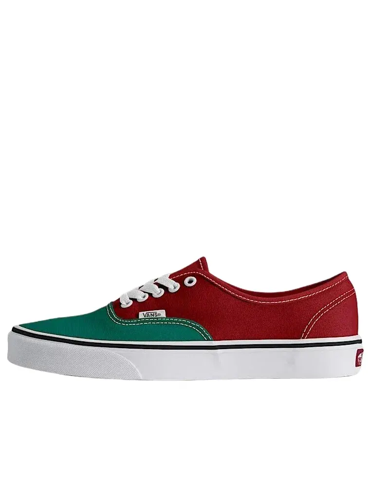 Мужские кеды на шнуровке с круглым носком Vans Authentic — изображение 1 из 4, зеленый
