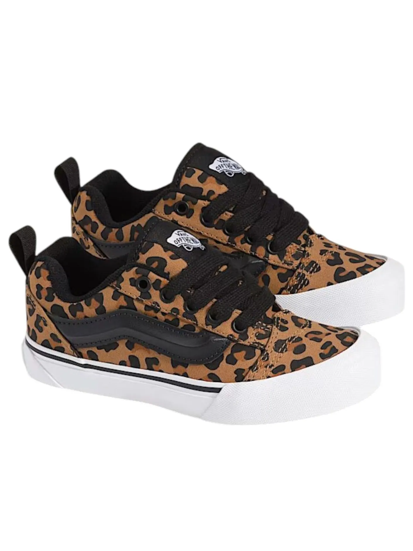 (GS) Vans Knu Skool 'Leopard Black' — изображение 2 из 4, черный