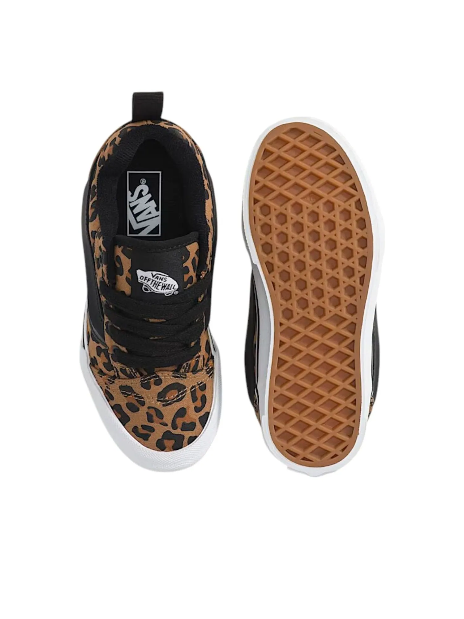 Кроссовки (GS) Vans Knu Skool 'Leopard Black' — изображение 3 из 4, мульти