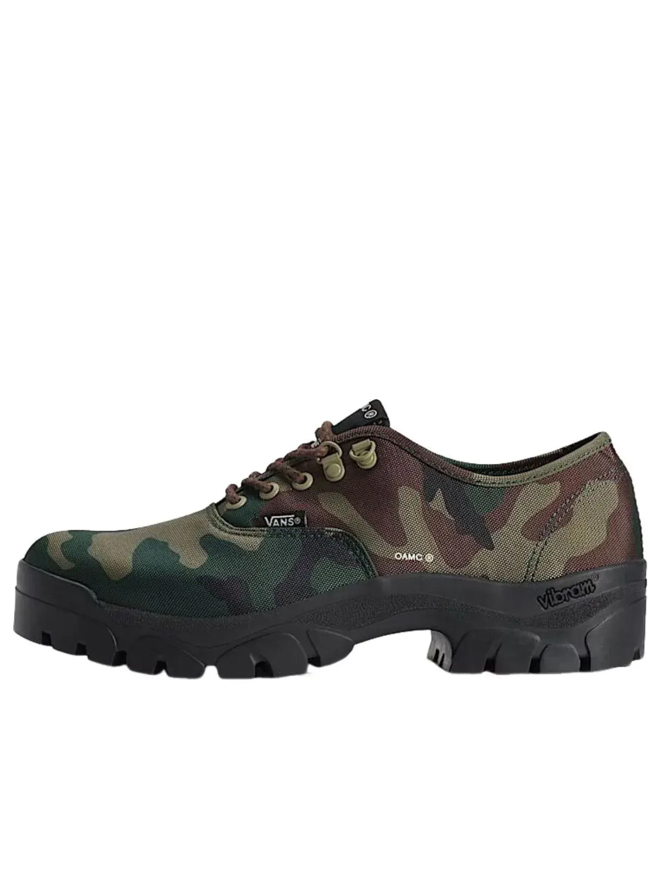 Кроссовки Vans OTW x OAMC Authentic Oxford 'Woodland Camo' — изображение 1 из 5, зеленый