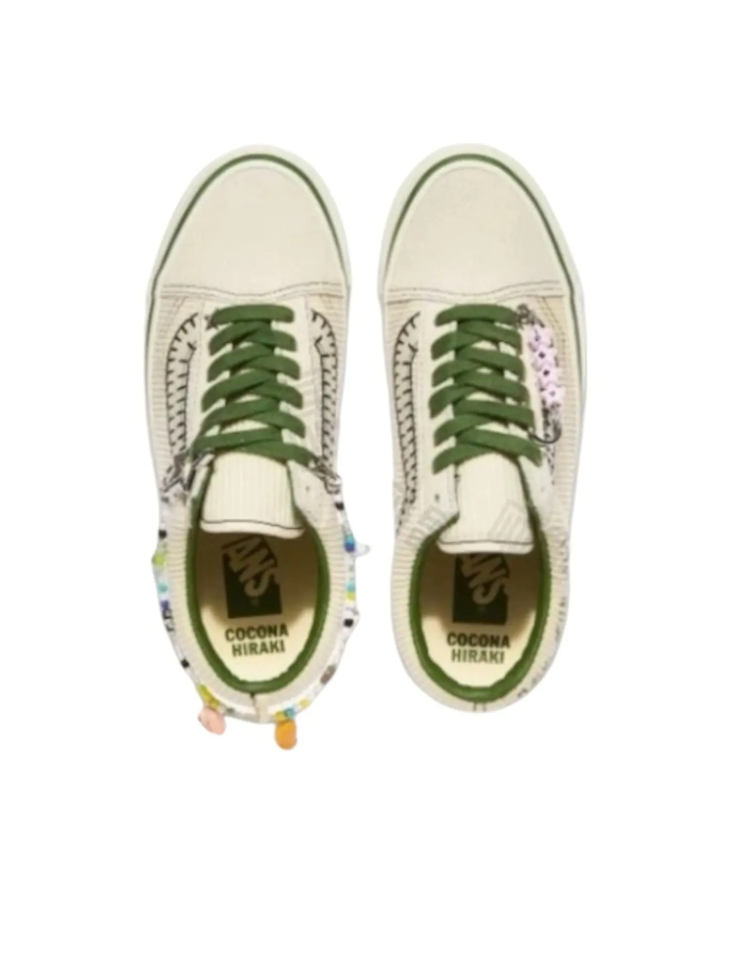 Vans x Kokona Hiraki Premium Old Skool Charms 'Cream' — изображение 3 из 4, бежевый