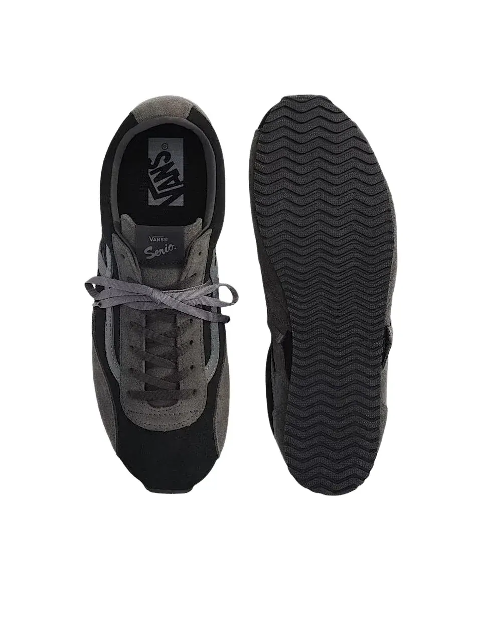 Мужские кроссовки с замшевым верхом Vans Premium Super Lowpro — изображение 4 из 4, черный