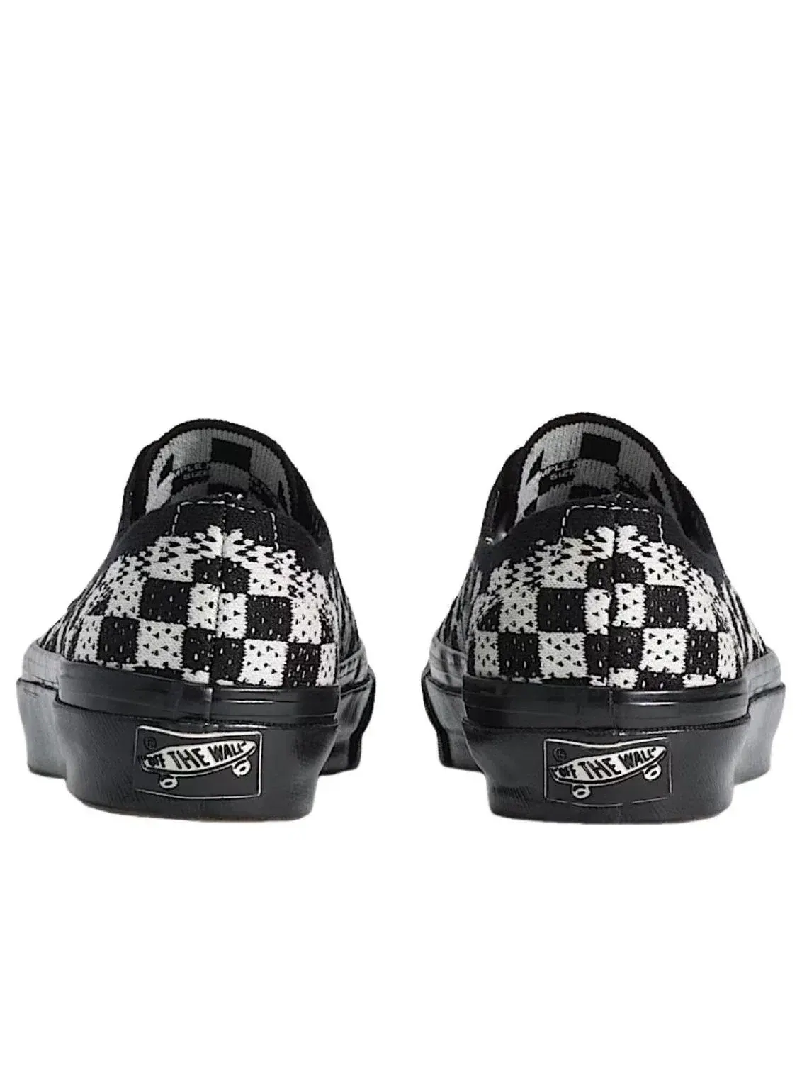 Кеды Vans Premium Authentic Checkerboard 'Black Marshmallow White' VN000EJC1KP — изображение 4 из 4, черный