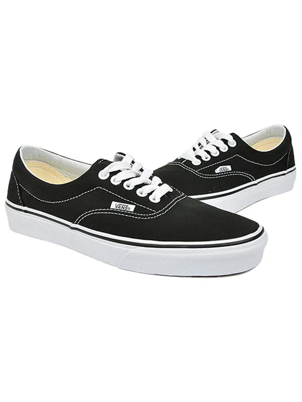 Кроссовки era 'black white' Vans — изображение 2 из 4, черный