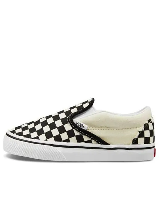 Кроссовки classic slip-on 'checkerboard' Vans — изображение 1 из 4, белый