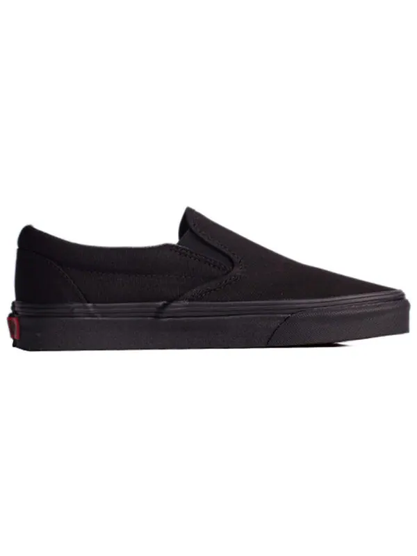 Кроссовки classic slip-on 'black' Vans — изображение 2 из 4, черный