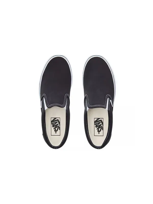 Кроссовки classic slip-on 'black white' Vans — изображение 4 из 4, черный
