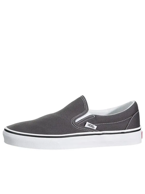 Кроссовки classic slip-on 'charcoal' Vans — изображение 1 из 4, серый