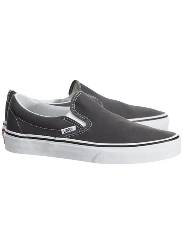Кроссовки classic slip-on 'charcoal' Vans — изображение 2 из 4, серый