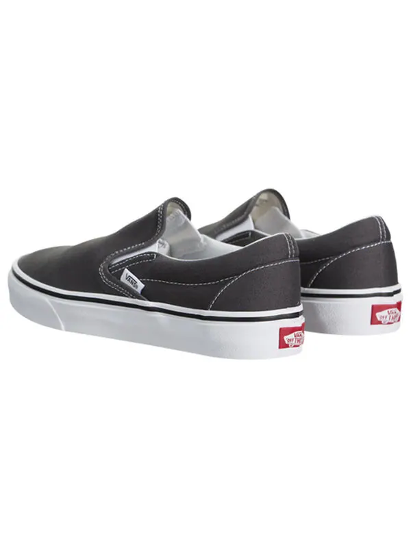 Кроссовки classic slip-on 'charcoal' Vans — изображение 3 из 4, серый