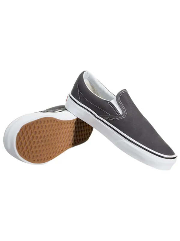 Кроссовки classic slip-on 'charcoal' Vans — изображение 4 из 4, серый