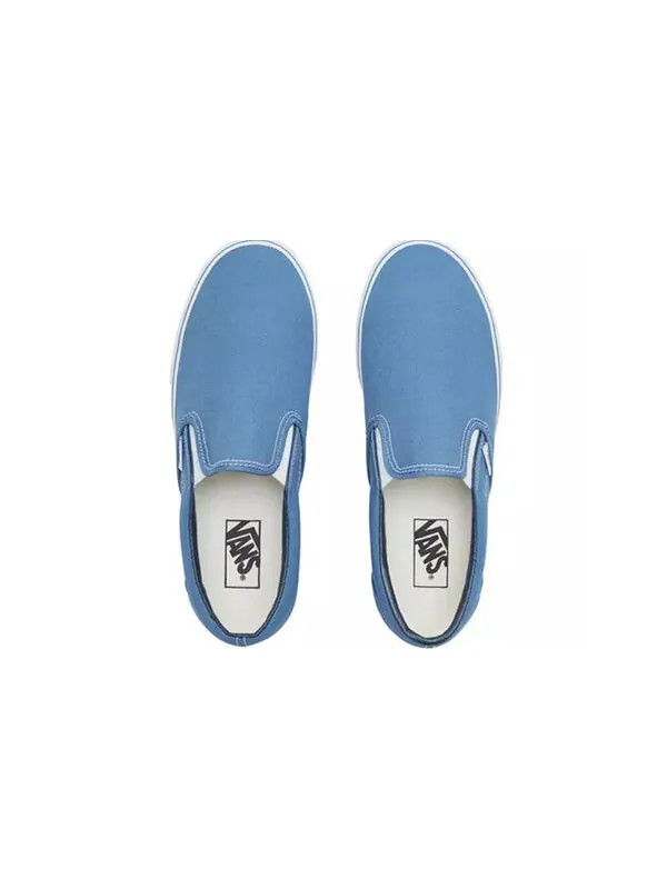 Кроссовки classic slip-on 'navy' Vans — изображение 4 из 4, синий/белый