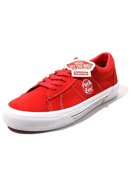 Кроссовки Vans x Supreme Skate Sid 'F*ck 'Em Pack Red' — изображение 2 из 5, красный