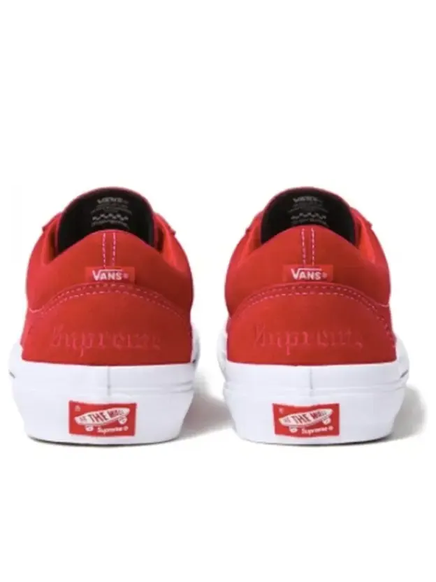 Кроссовки Vans x Supreme Skate Sid 'F*ck 'Em Pack Red' — изображение 4 из 5, красный